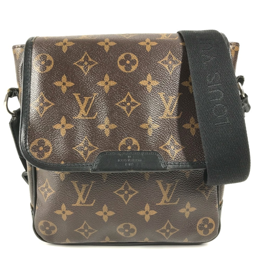 ルイヴィトン LOUIS VUITTON バスPM バス PM M56717 モノグラムマカサー ポシェット カバン フラップ 斜め掛け ショルダーバッグ モノグラムマカサーキャンバス ブラウン