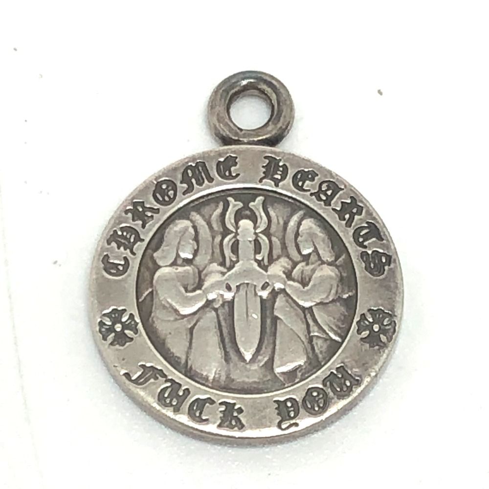 クロムハーツ エンジェルメダルチャーム V2 ペンダントトップ SV925