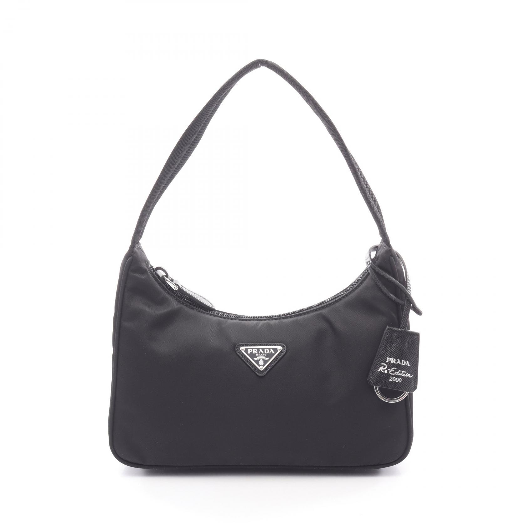 プラダ PRADA Mini Re-Edition 2000 Re-Nylon ハンドバッグ バッグ ナイロン レディース ブラック系 1NE515RDH0F0002 【新品】