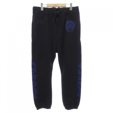 Chrome Hearts Horseshoe Logo Sweatpants "Black/Blue"