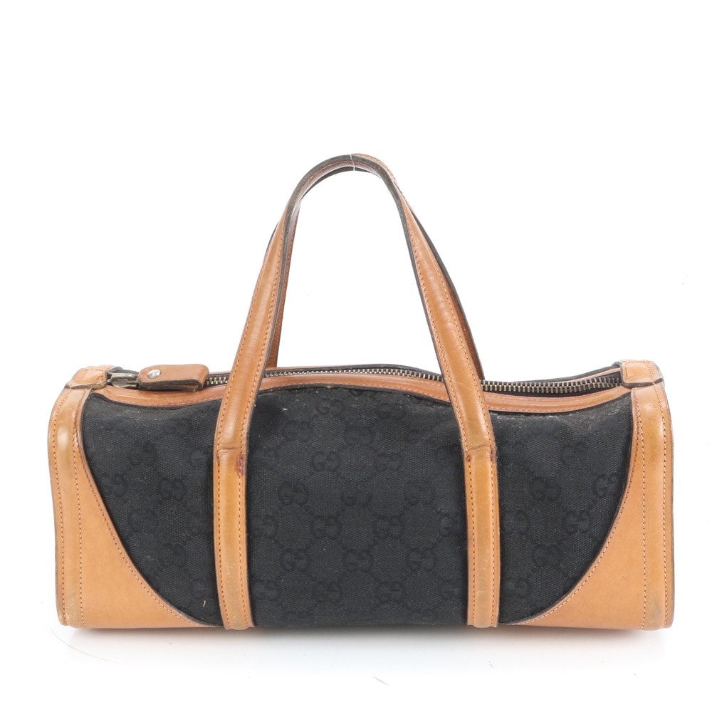 グッチ GGキャンバスオールド ミニ ボストンハンドバッグ