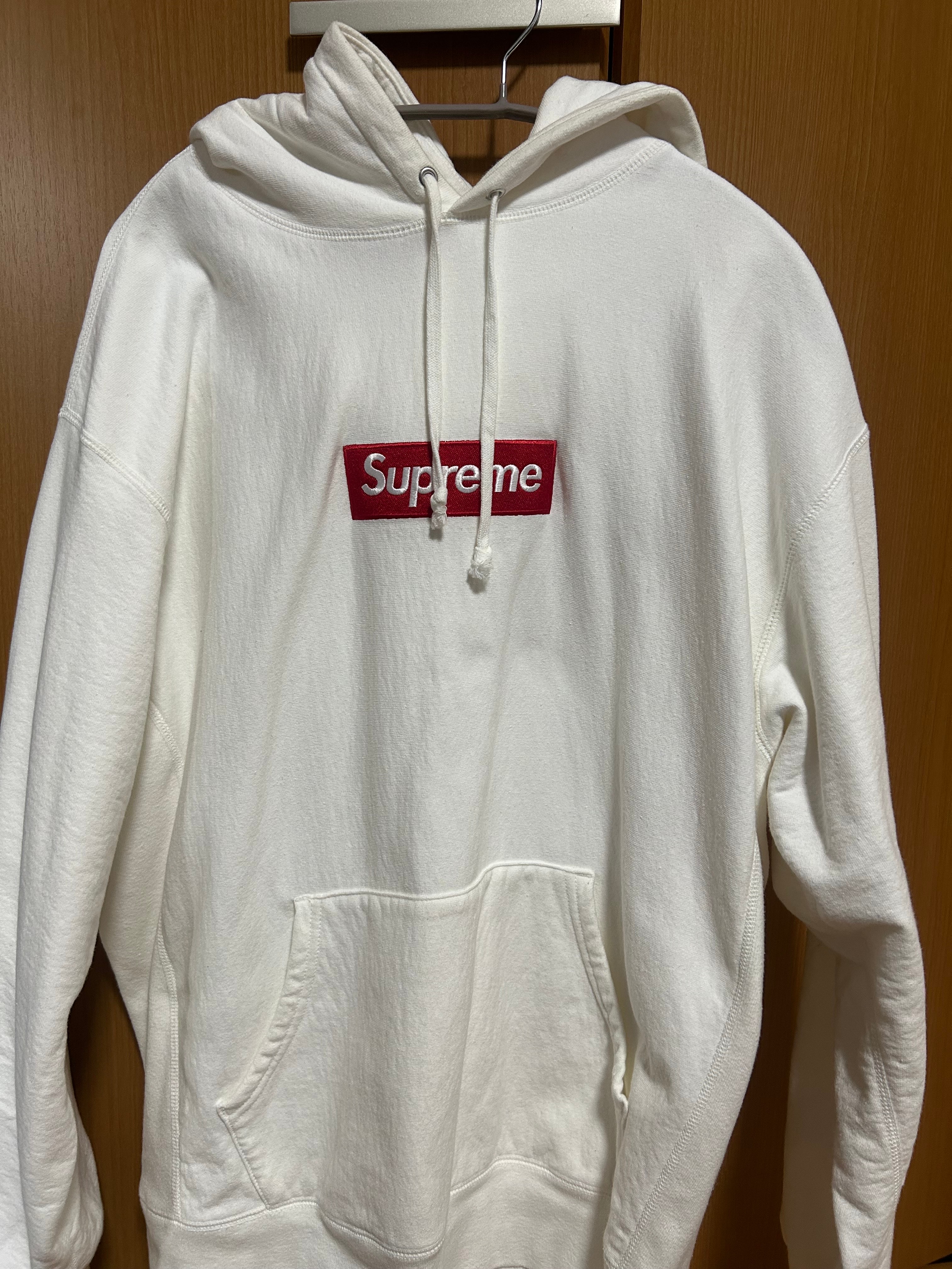 Supreme Box Logo Hooded Sweatshirt "White" (21FW)