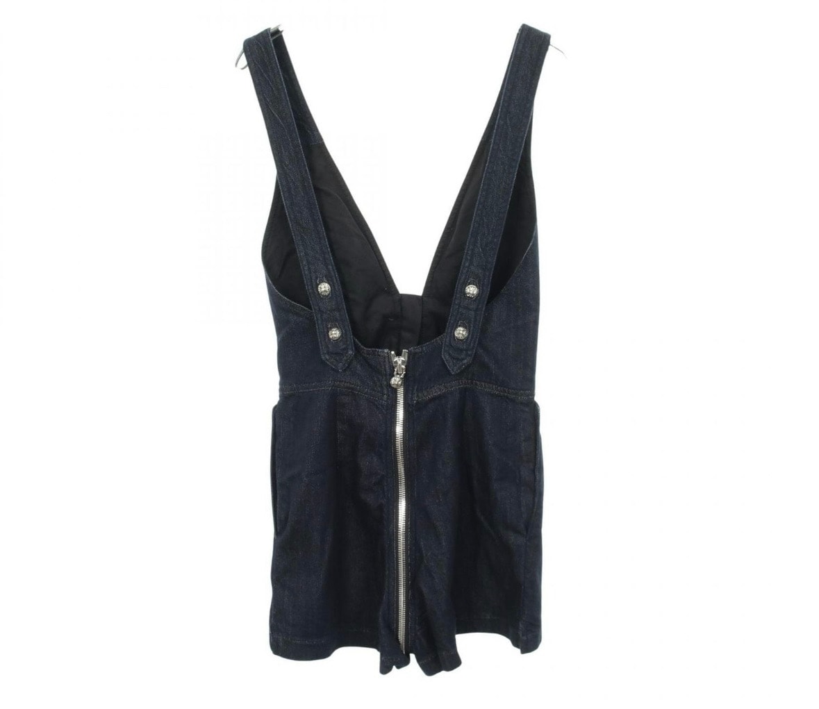 Chrome Hearts Women's Denim Salopette "Navy"