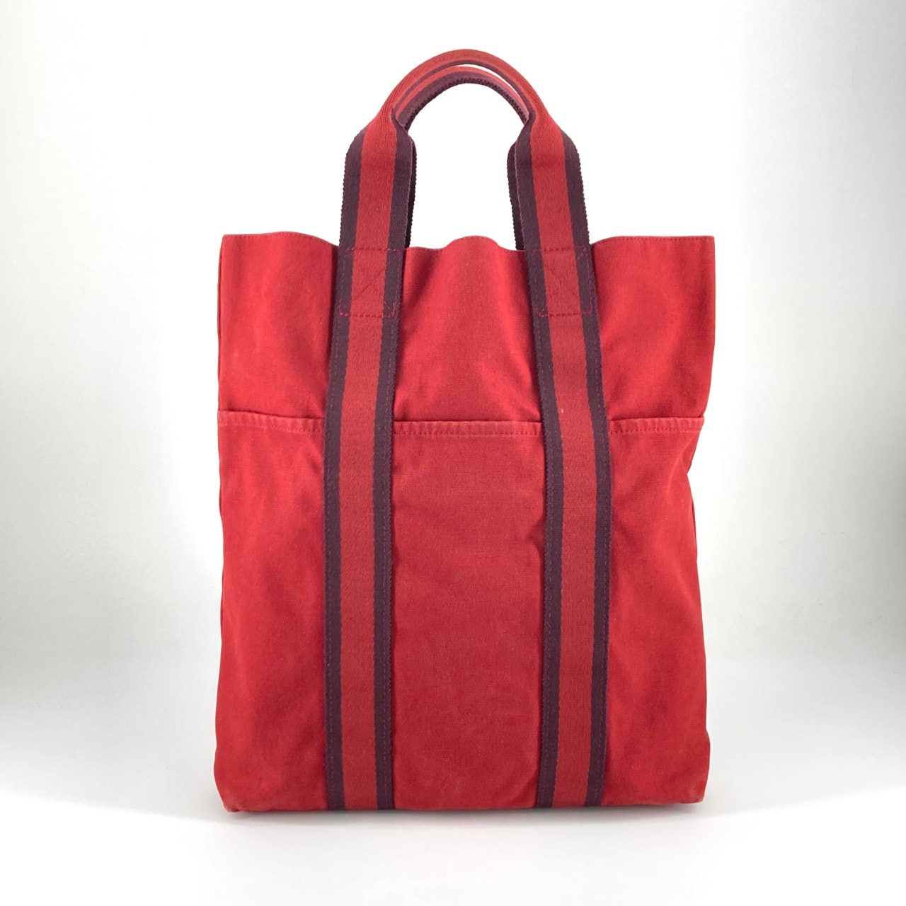 HERMES(エルメス) フールトゥ カバス トートバッグ レッド