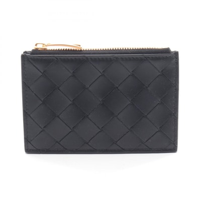 ボッテガヴェネタ BOTTEGA VENETA イントレチャート コインケース 財布 レザー メンズ ブラック系 806032VCPP38425 【新品】