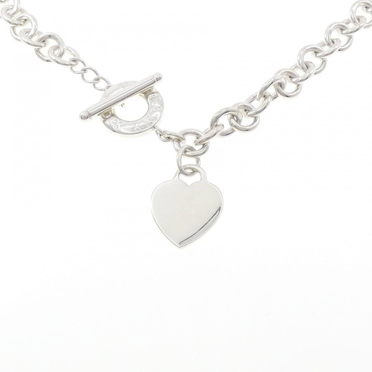 ティファニー ハートタグチャーム トグル ネックレス