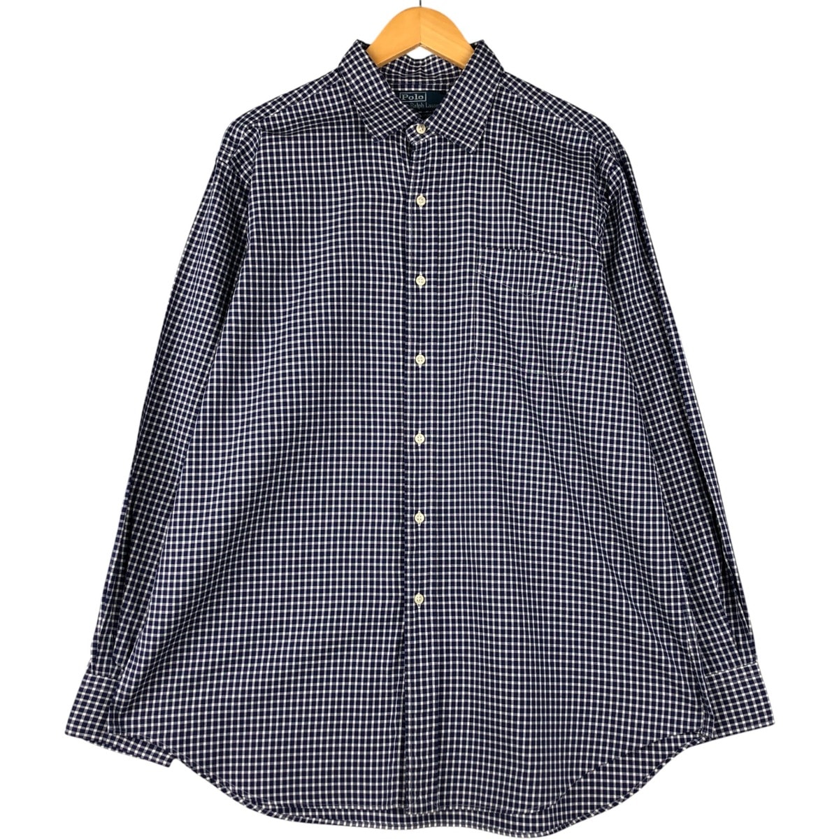 古着 ラルフローレン Ralph Lauren POLO by Ralph Lauren CURHAM SPORT 長袖 コットンチェックシャツ メンズXL相当/eaa600771