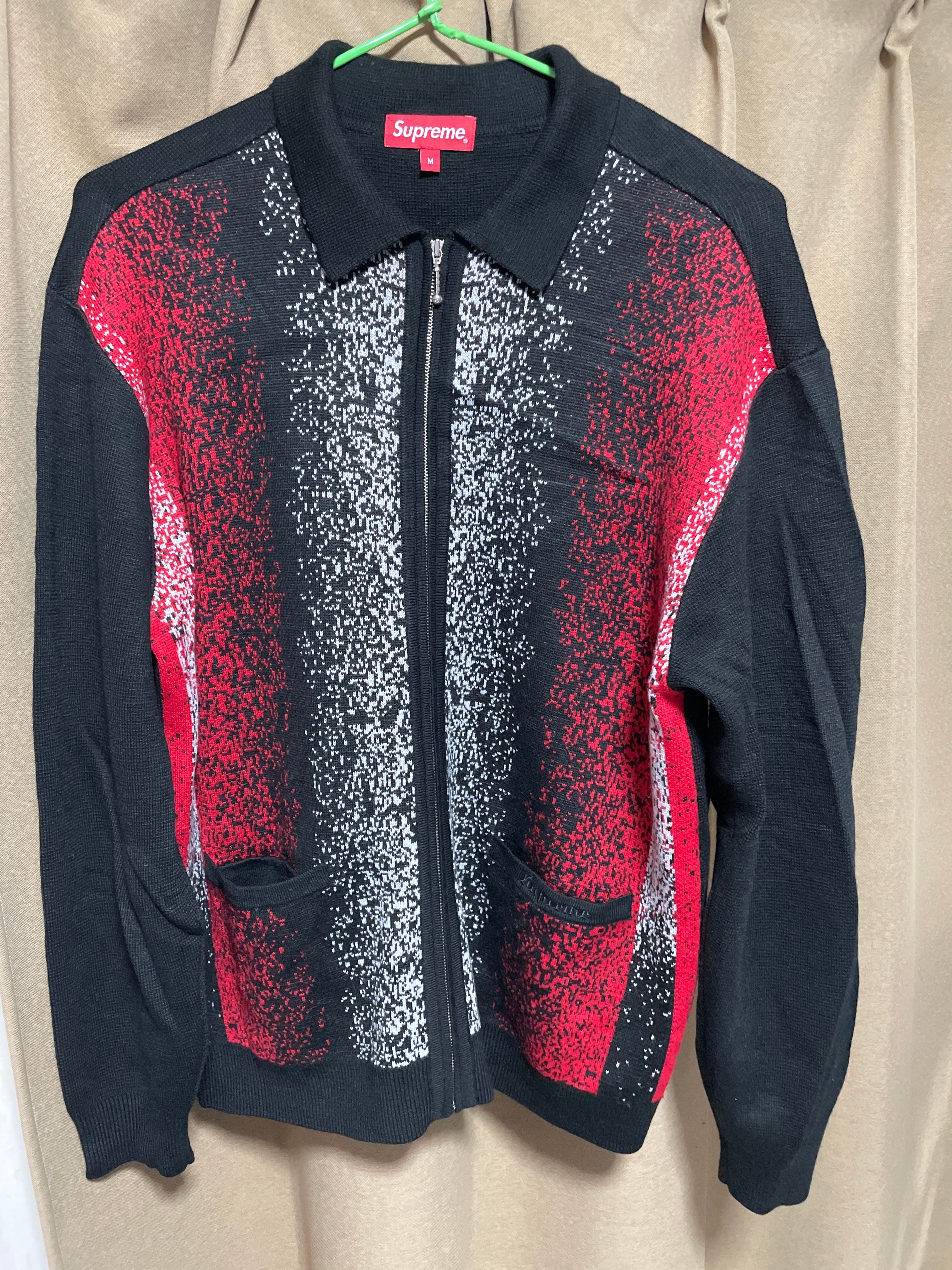 服/ファッション Supreme Gradient Stripe Zip Up Cardigan Gradient Stripe Zip Up Cardigan - Supreme