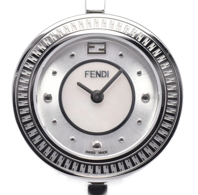 フェンディ FENDI 35000S マイウェイ シルバー/ホワイトシェル クォーツ レディース 美品 腕時計 L#147707