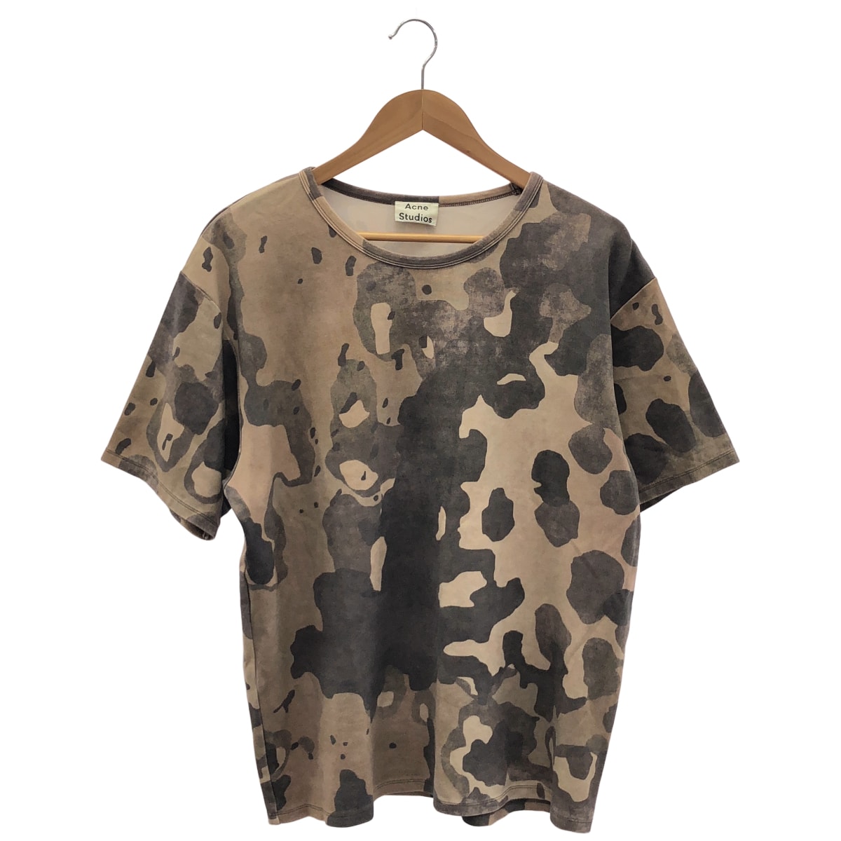 アクネ ストゥディオズ NIAGARA T PR PSS17 カモフラ 半袖 Tシャツ XL