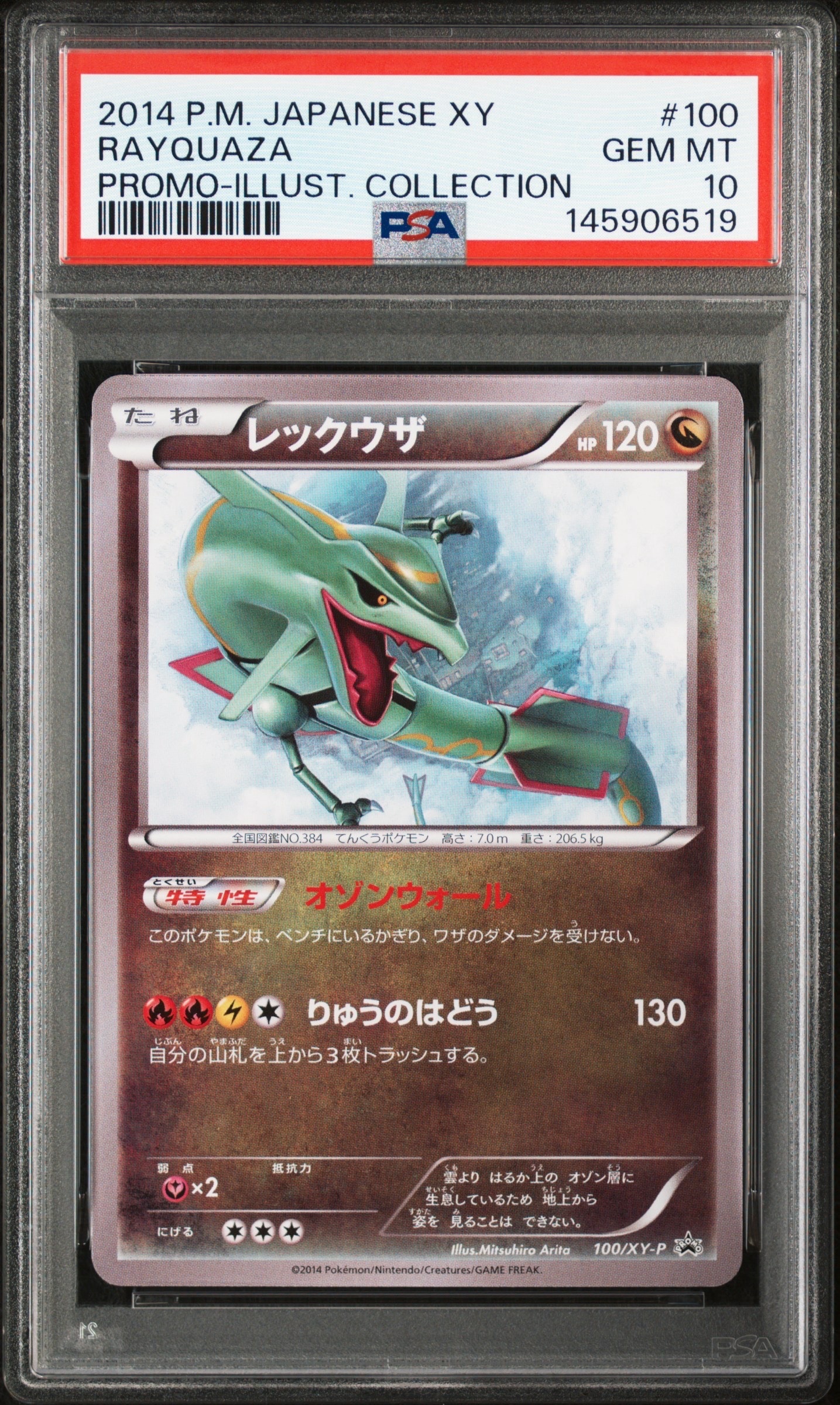 レックウザ イラストコレクション: プロモ[XY-P 100/XY-P