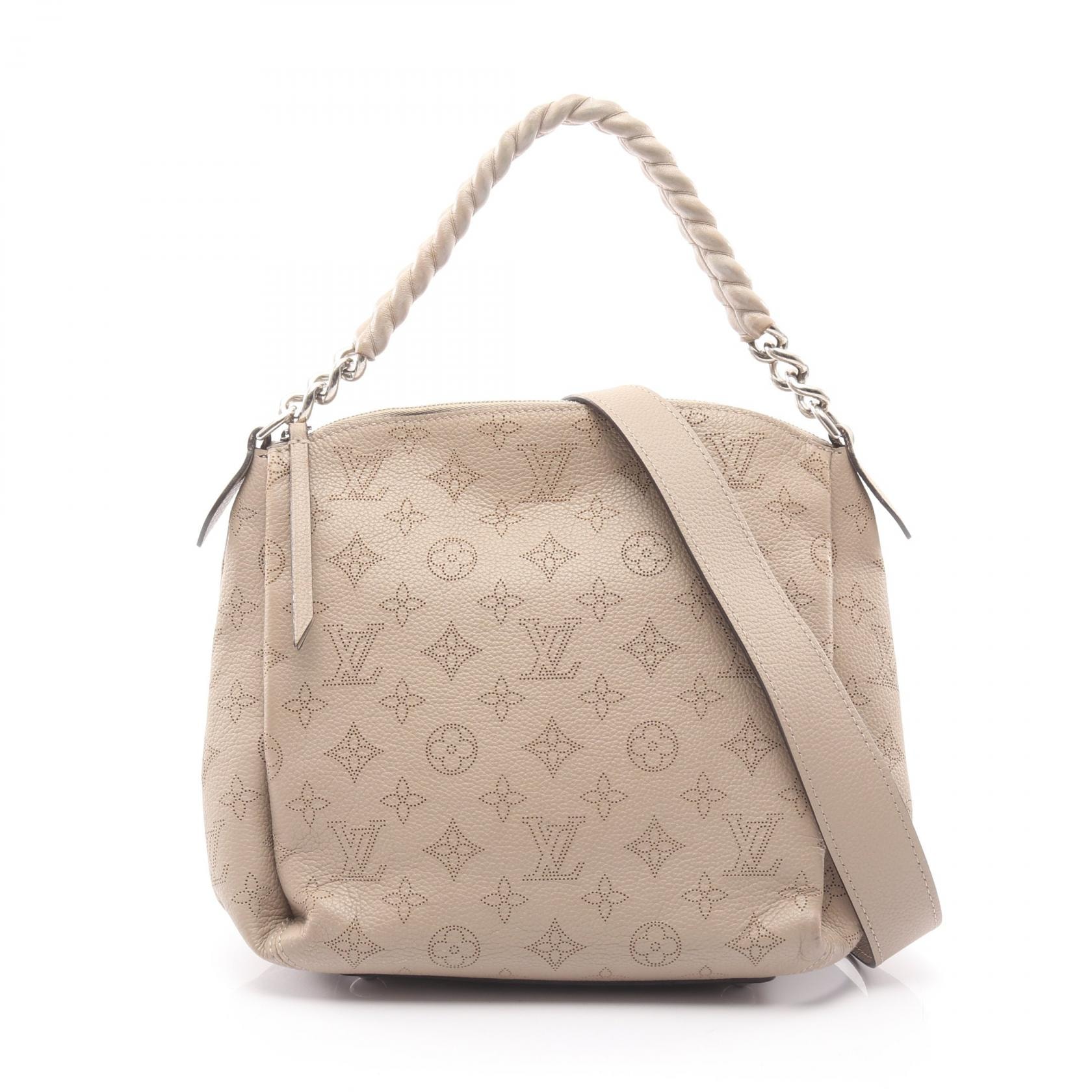 ルイ・ヴィトン LOUIS VUITTON バビロン チェーンBB マヒナ ガレ ハンドバッグ バッグ レザー ベージュ レディース ベージュ系 M51224 【中古】
