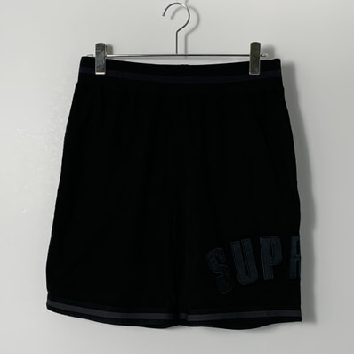 Supreme Ultrasuede Mesh Short "Black"