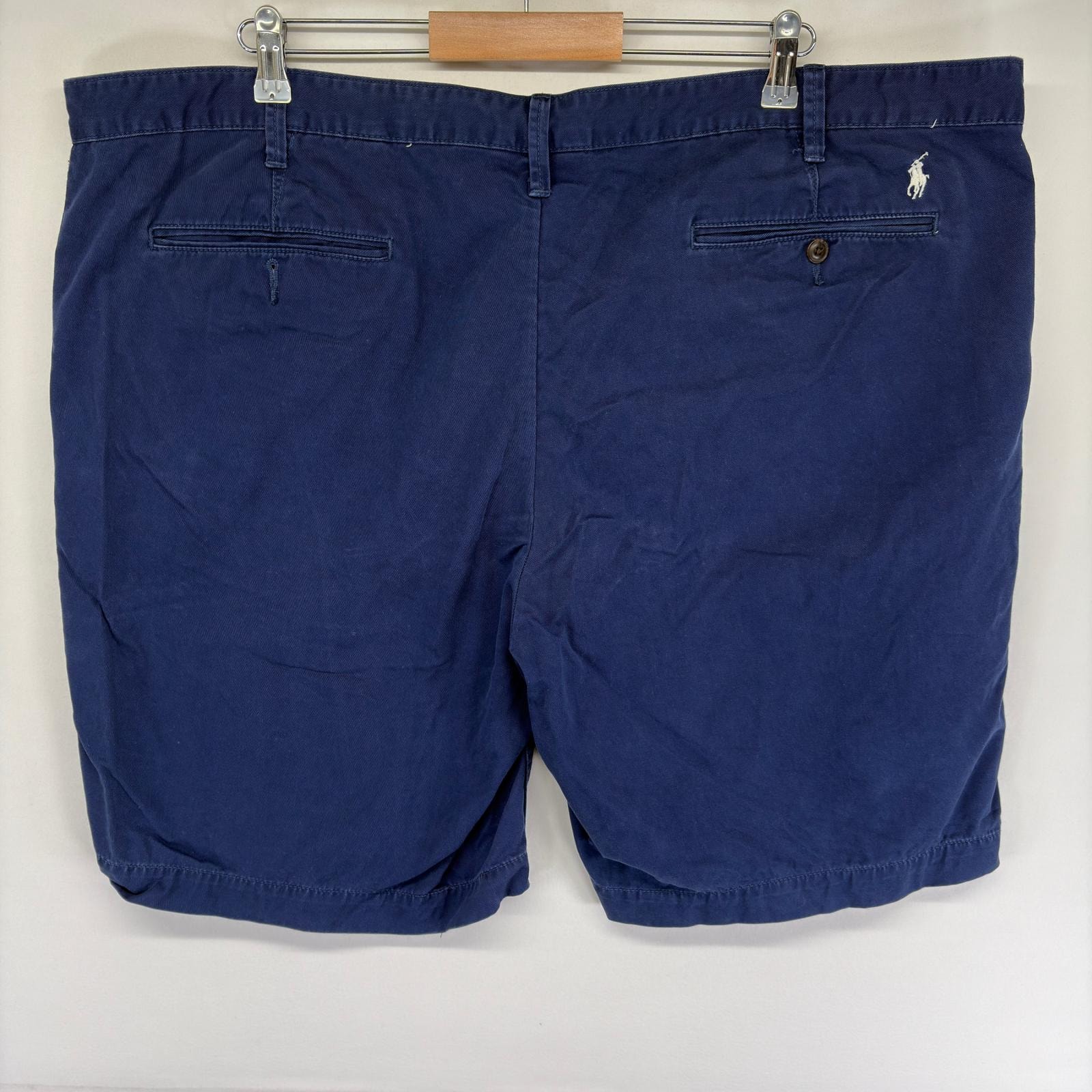 古着 ポロ・ラルフローレン POLO RALPH LAUREN パンツ ハーフパンツ ワンポイントロゴ ショートパンツ w46B  ネイビー系 メンズ