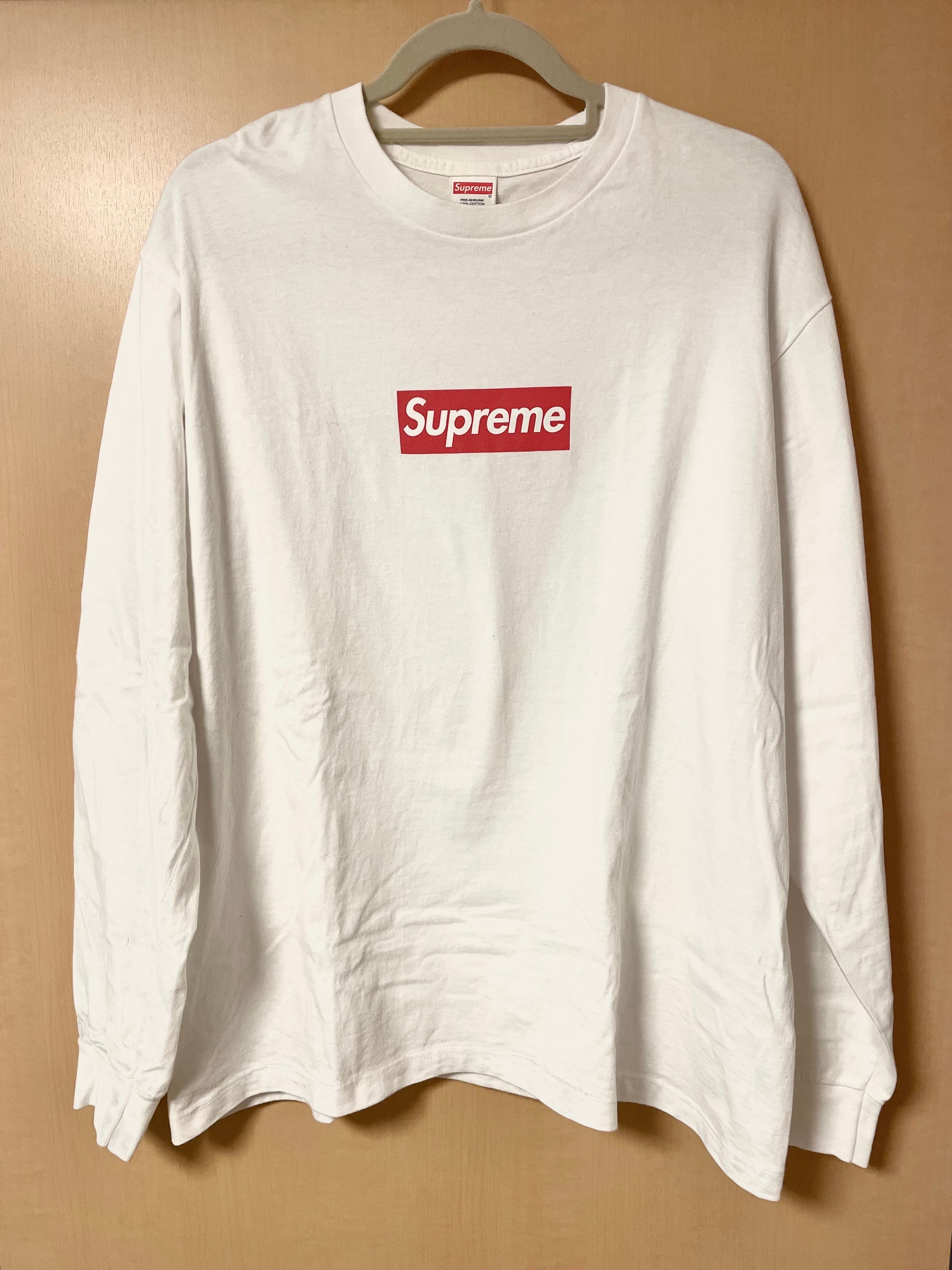 Supreme Box Logo L/S Tee "White"