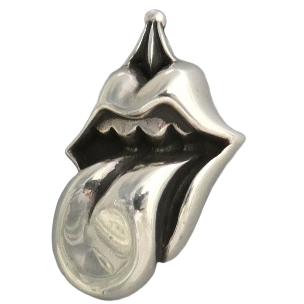 CHROME HEARTS クロムハーツ(原本無) LIPSTONGUE CHARM リップ&タン ペンダントトップ チャーム シルバー系【中古】