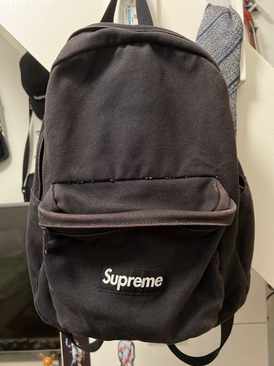 Supreme Canvas Backpack "Black"