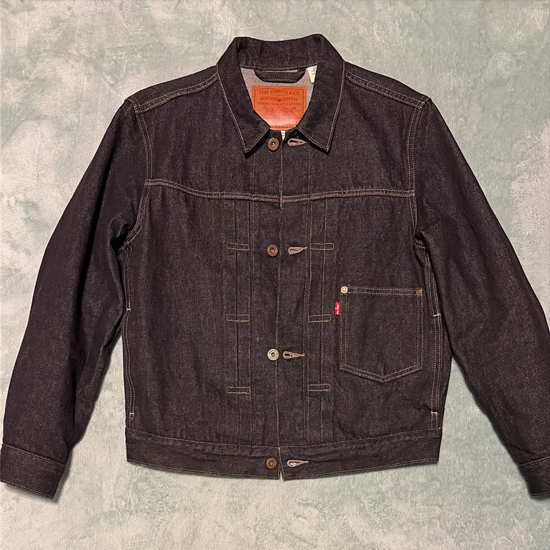 LEVI'S Premium Black Type I Trucker Jacket "Black"