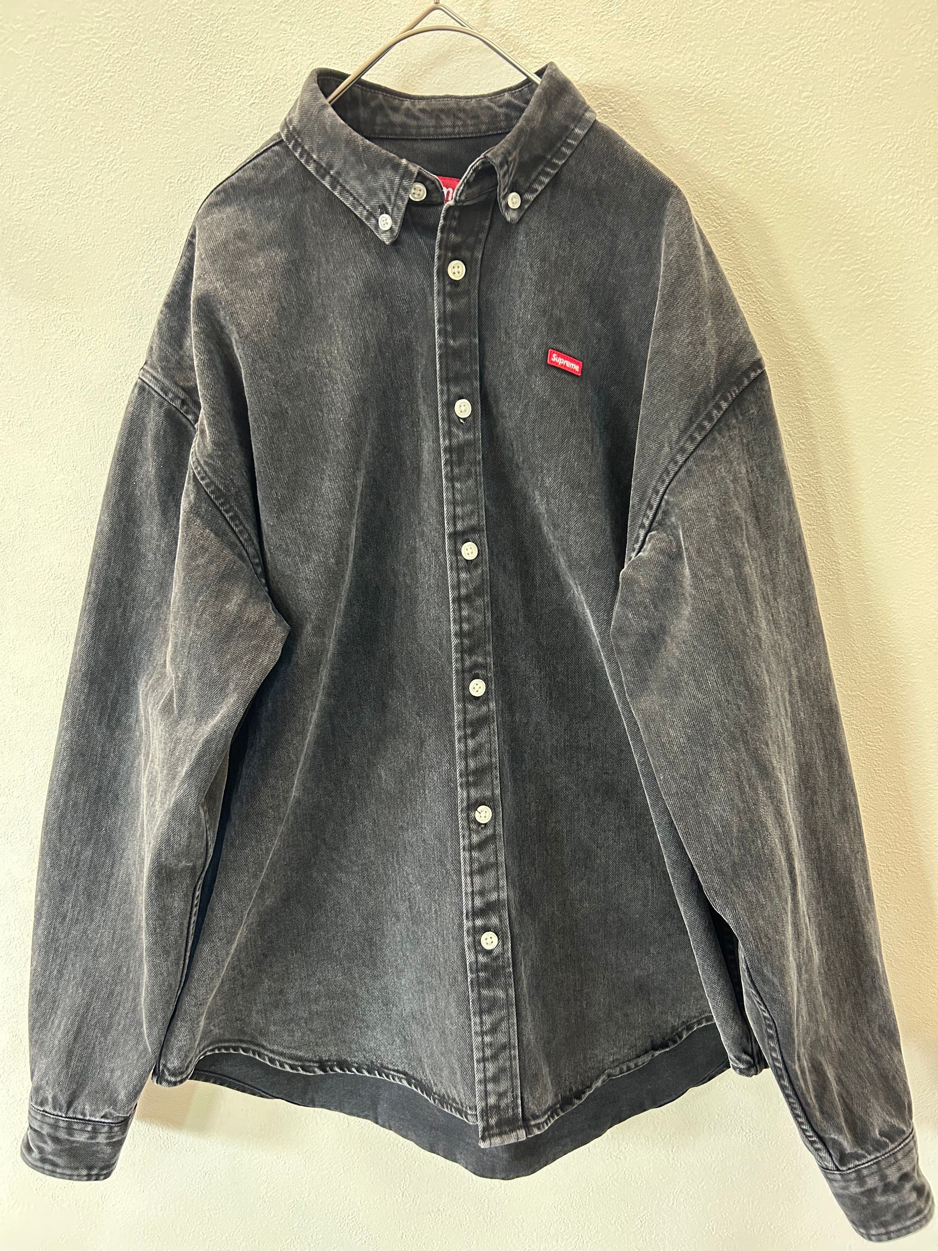 Supreme Small Box Shirt "Washed Black" (24SS)