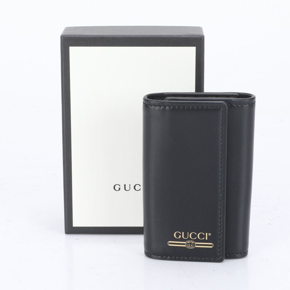 ■新品同様 グッチ インターロッキング G 547588 キーケース