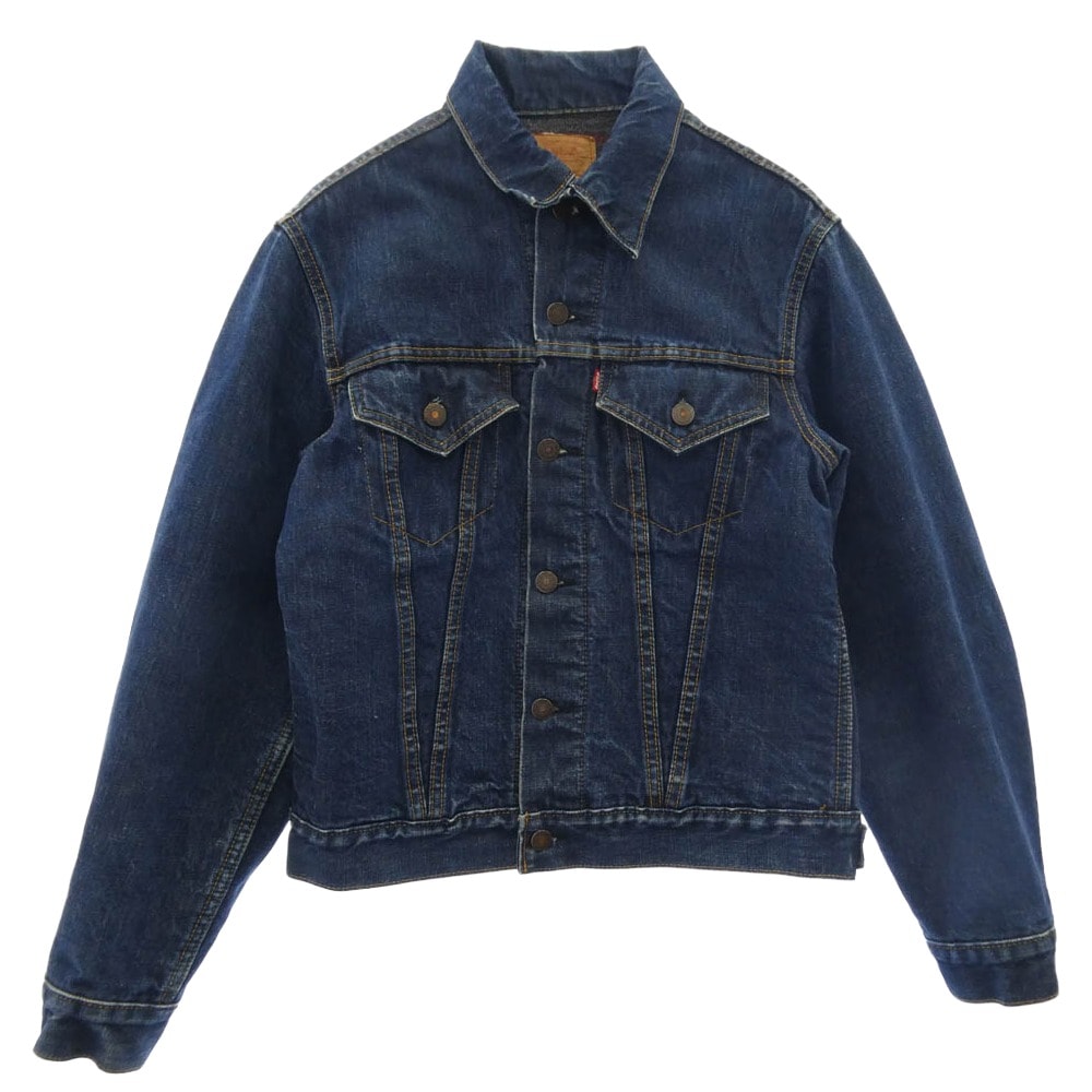 Levi's リーバイス デニムジャケット 70s 70505-0317 4th BIG E ブランケット付き ケアタグ デニム ジャケット インディゴブルー系 サイズ表記無し【中古】