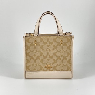 COACH(コーチ) デンプシー22 2WAY ハンドバッグ ベージュ