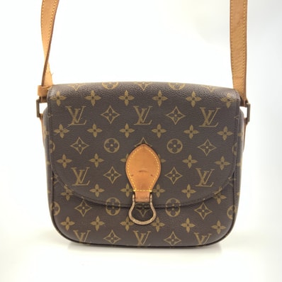 LOUIS VUITTON ルイヴィトン モノグラム サンクルー ショルダーバッグ M51242 ブラウン