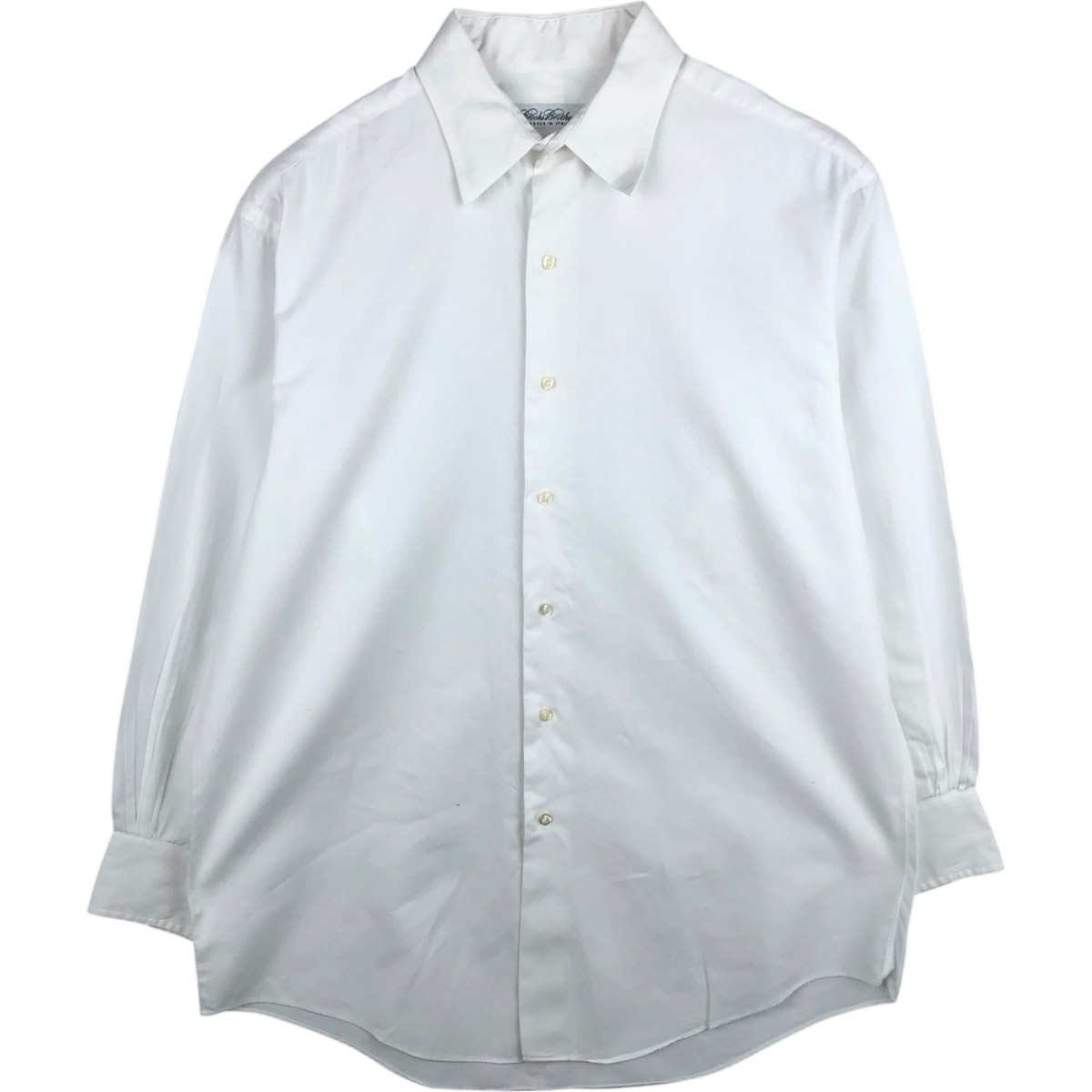 古着 ブルックスブラザーズ Brooks Brothers 長袖 コットンシャツ USA製 メンズL相当/eaa625263