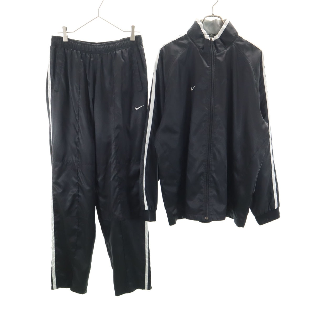 NIKE ナイキ トレーニング ジップジャケット 上下セットアップ XL ブラック 裏メッシュ