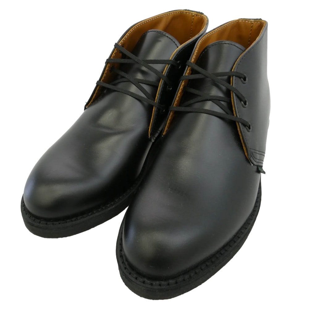 RED WING レッドウィング 9196 Postman Chukka ポストマン チャッカ ブーツ ブラック系 US8.5D【極上美品】【中古】