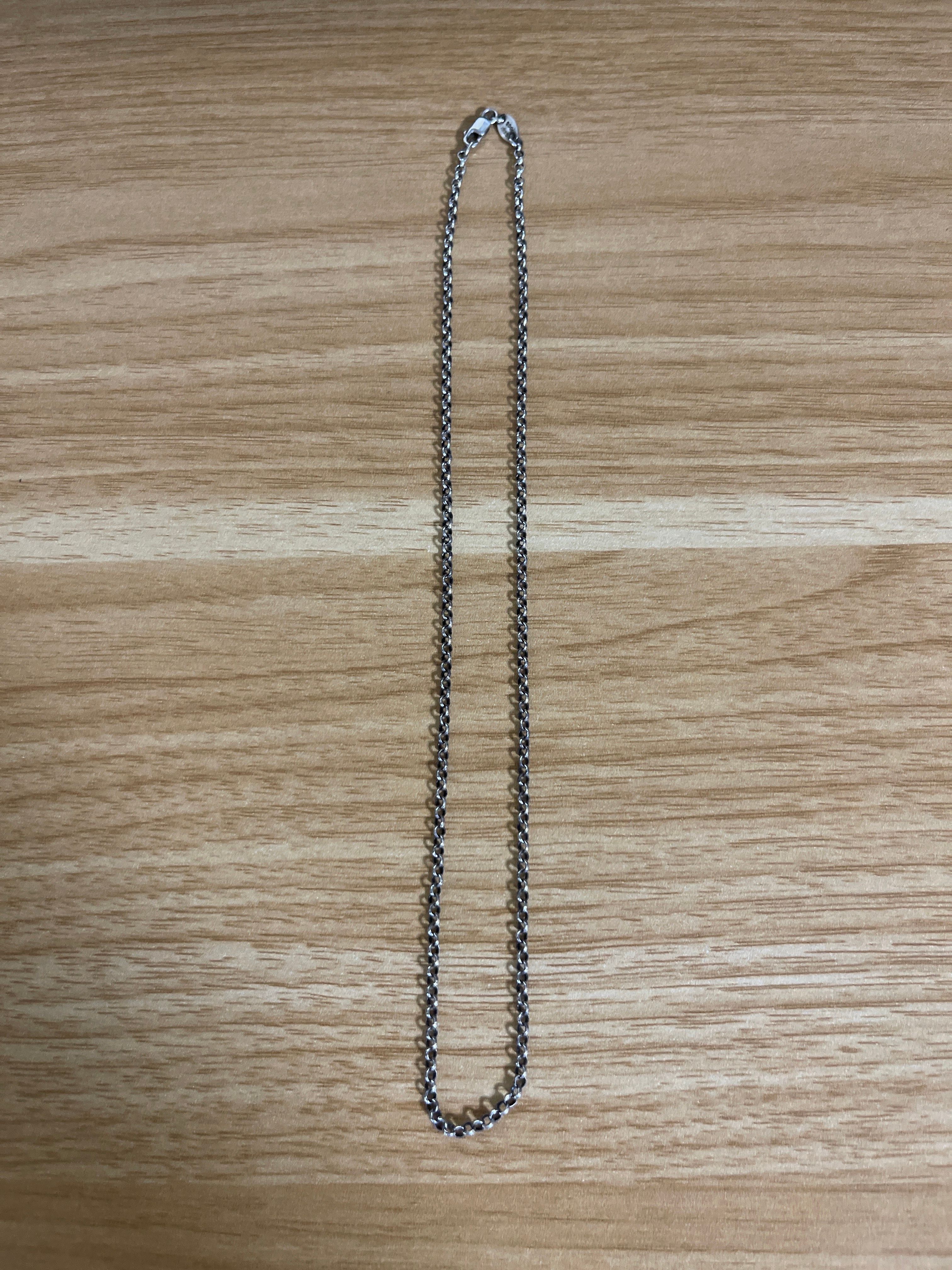 Chrome Hearts Roll Chain Necklace "Silver"