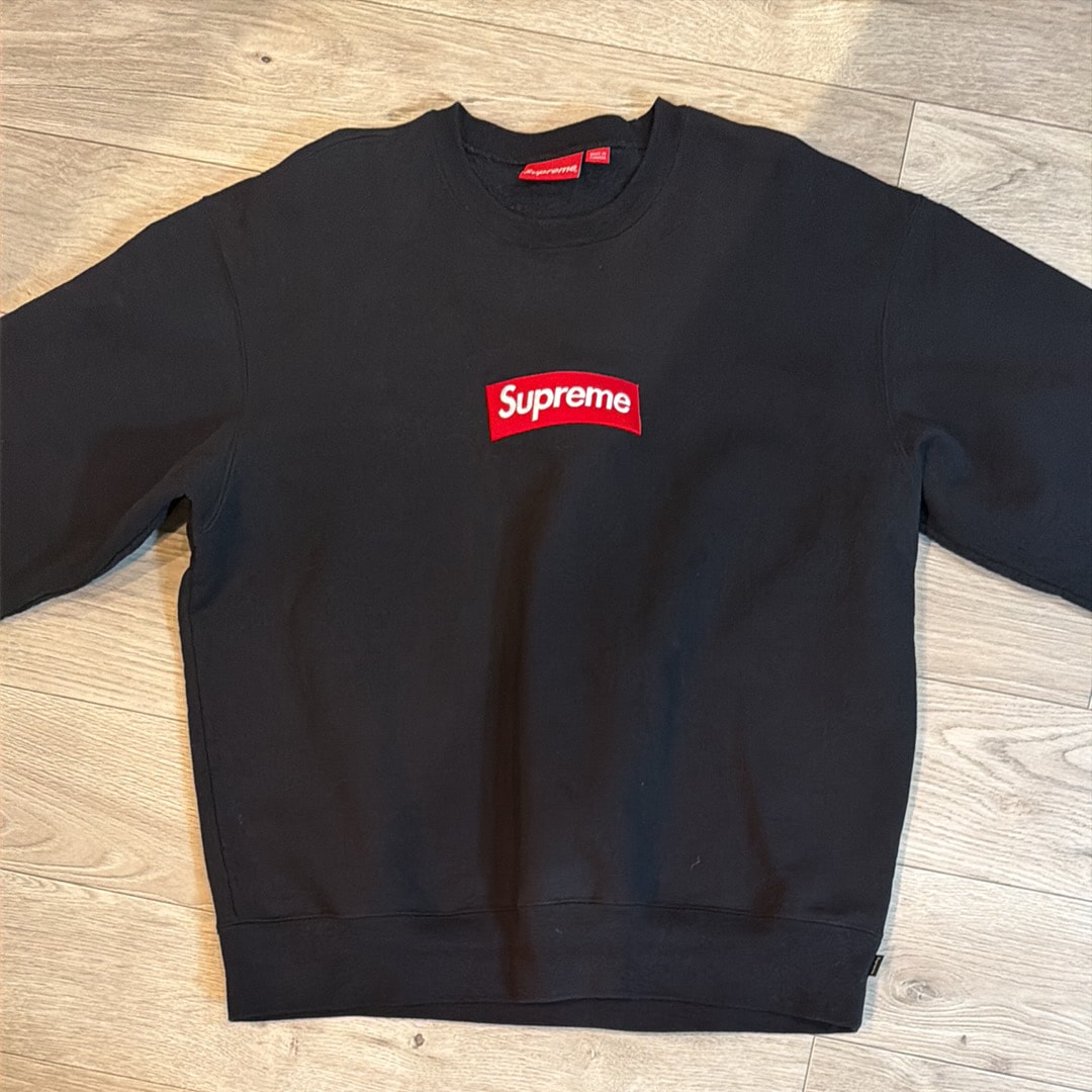 Supreme Box Logo Crewneck "Black" (22FW)