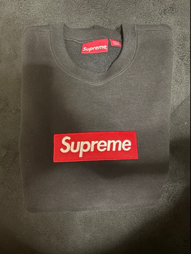 Supreme Box Logo Crewneck "Black" (22FW)