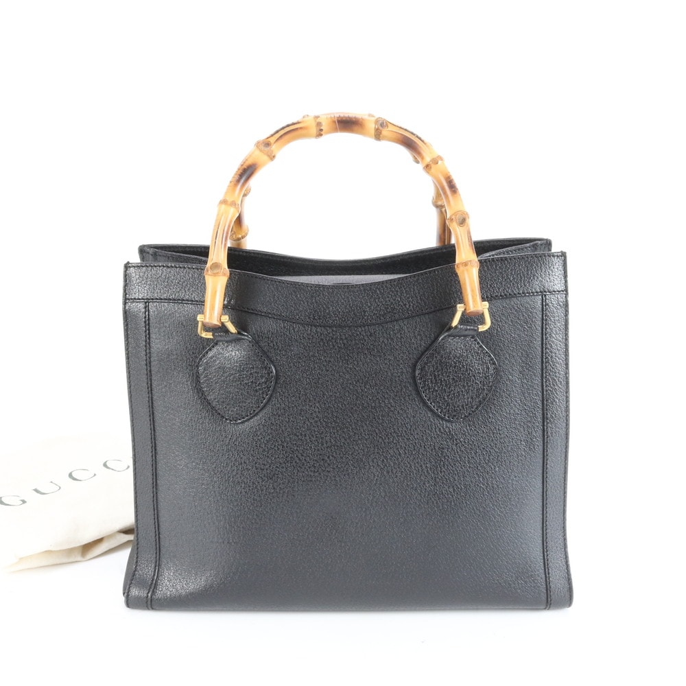 グッチ バンブーハンドバッグ レザー