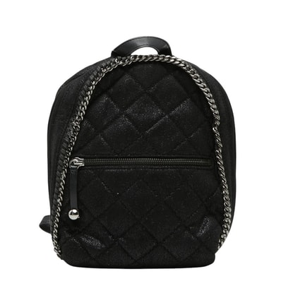ステラマッカートニー ファラベラ リュック バックパック ブラック ポリエステル レザー レディース Stella McCartney 【中古】
