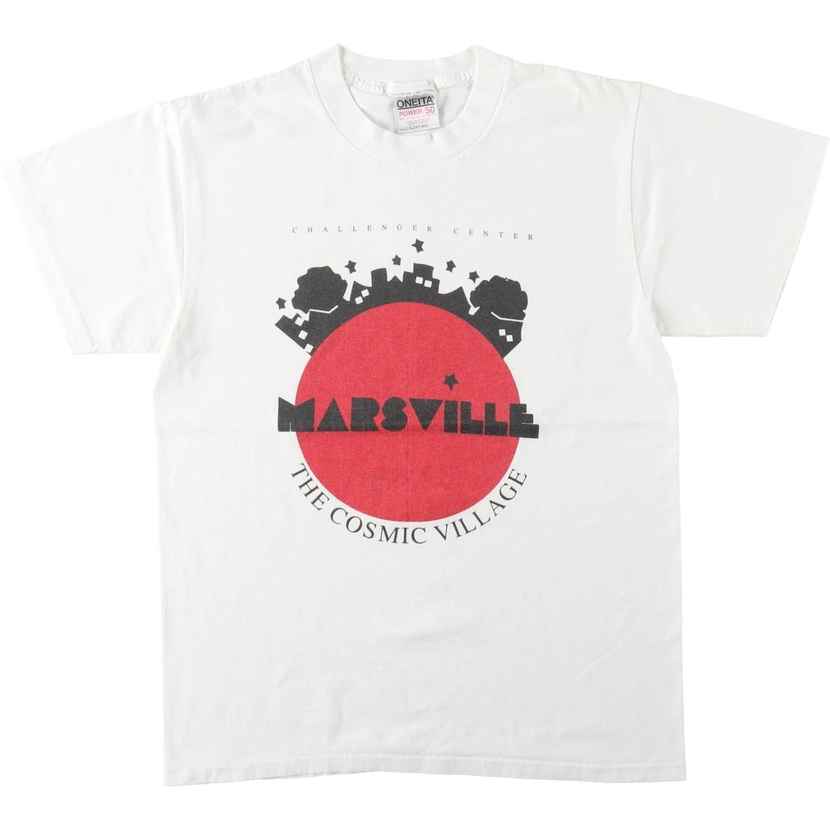 古着 90年代 オニータ ONEITA POWER/50 プリントTシャツ USA製 メンズL相当 ヴィンテージ/eaa636805