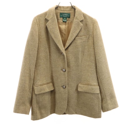 LAUREN RALPH LAUREN PETITE ローレンラルフローレン ペティート 長袖 テーラードジャケット 10P ベージュ