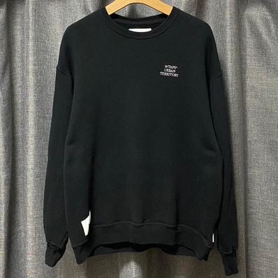 Wtaps AII 02 / Sweater / Cotton. Wut "Black"