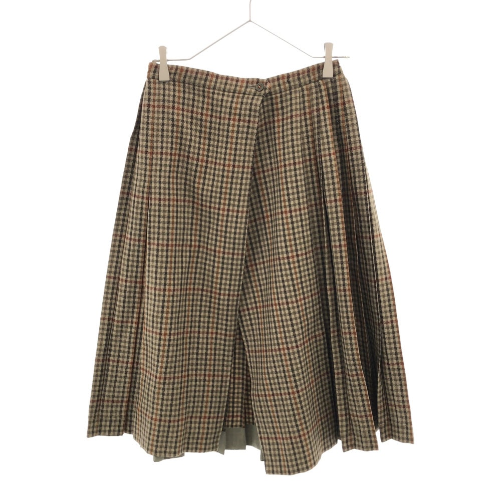 D (傷や汚れあり)】Burberrys バーバリーズ 90s オールド 総柄 ミディ