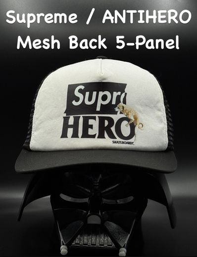 Supreme / ANTIHERO Mesh Back 5-Panel "Black"