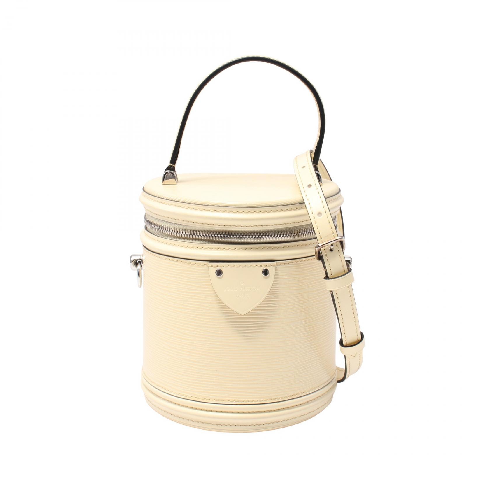 ルイ・ヴィトン LOUIS VUITTON カンヌ ハンドバッグ バッグ レザー レディース イエロー系 【中古】