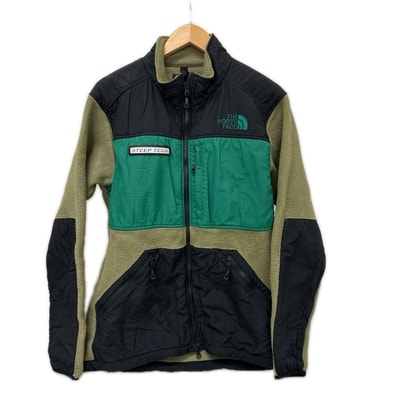 THE NORTH FACE ザノースフェイス ジャケット スティープテック ジップ フリース SIZE L NA62001 グリーン