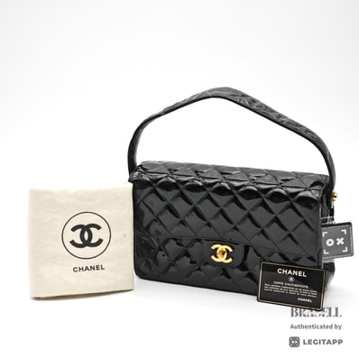 CHANEL シャネル マトラッセ マトラッセ マトラッセ 4157148 ハンドバッグ Patent Leather Black レディース