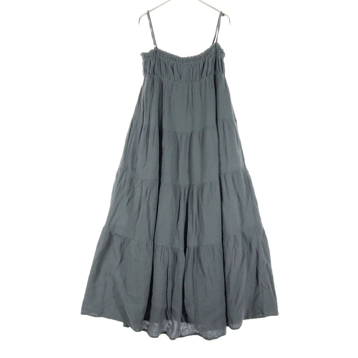 ZARA ザラ ノースリーブ キャミワンピース XS グレー
