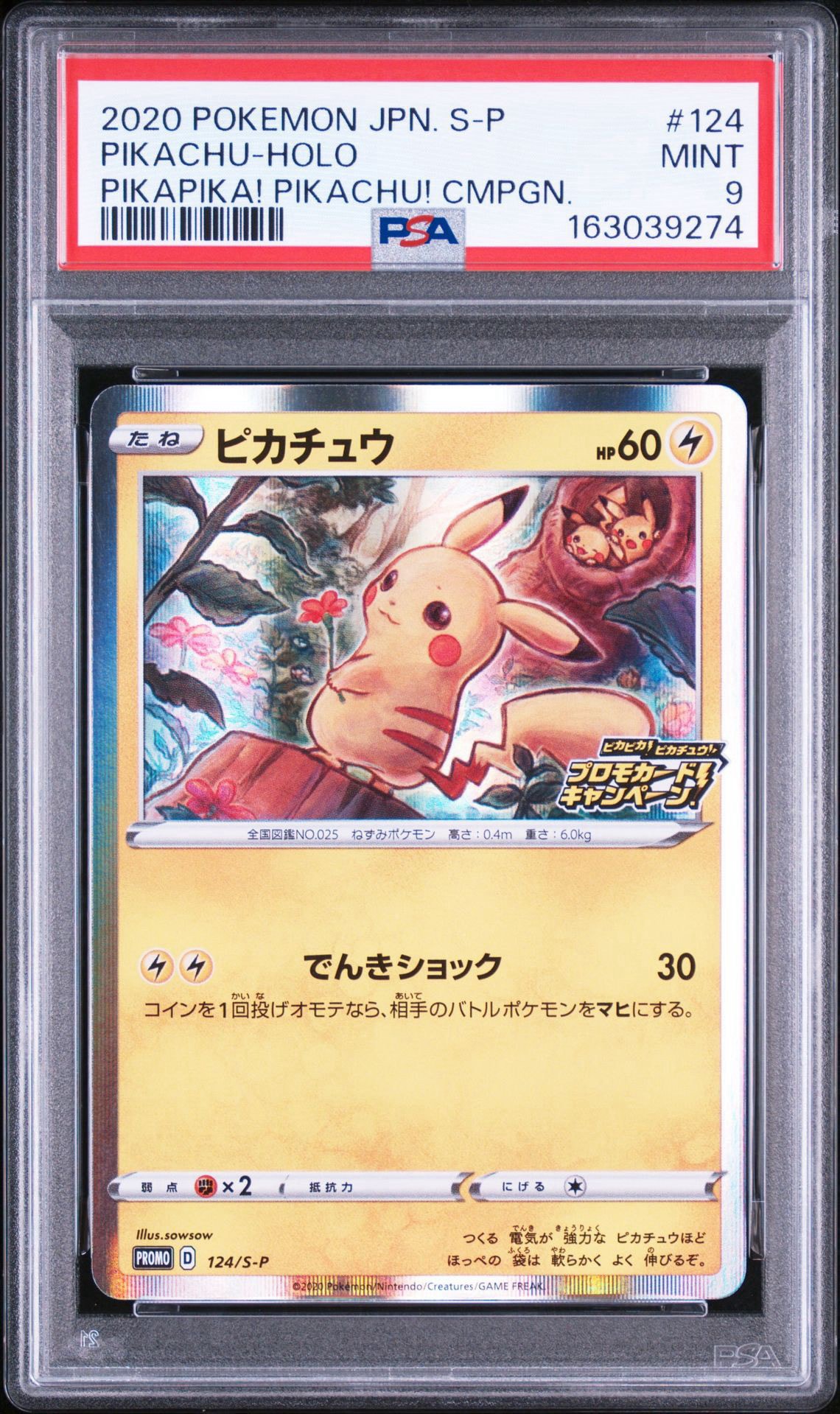 ポケモンカード ピカチュウ 124/S-P プロモ 2枚セット ピカチュウ: プロモ P [S-P 124](ピカピカ！ピカチュウ！プロモカード