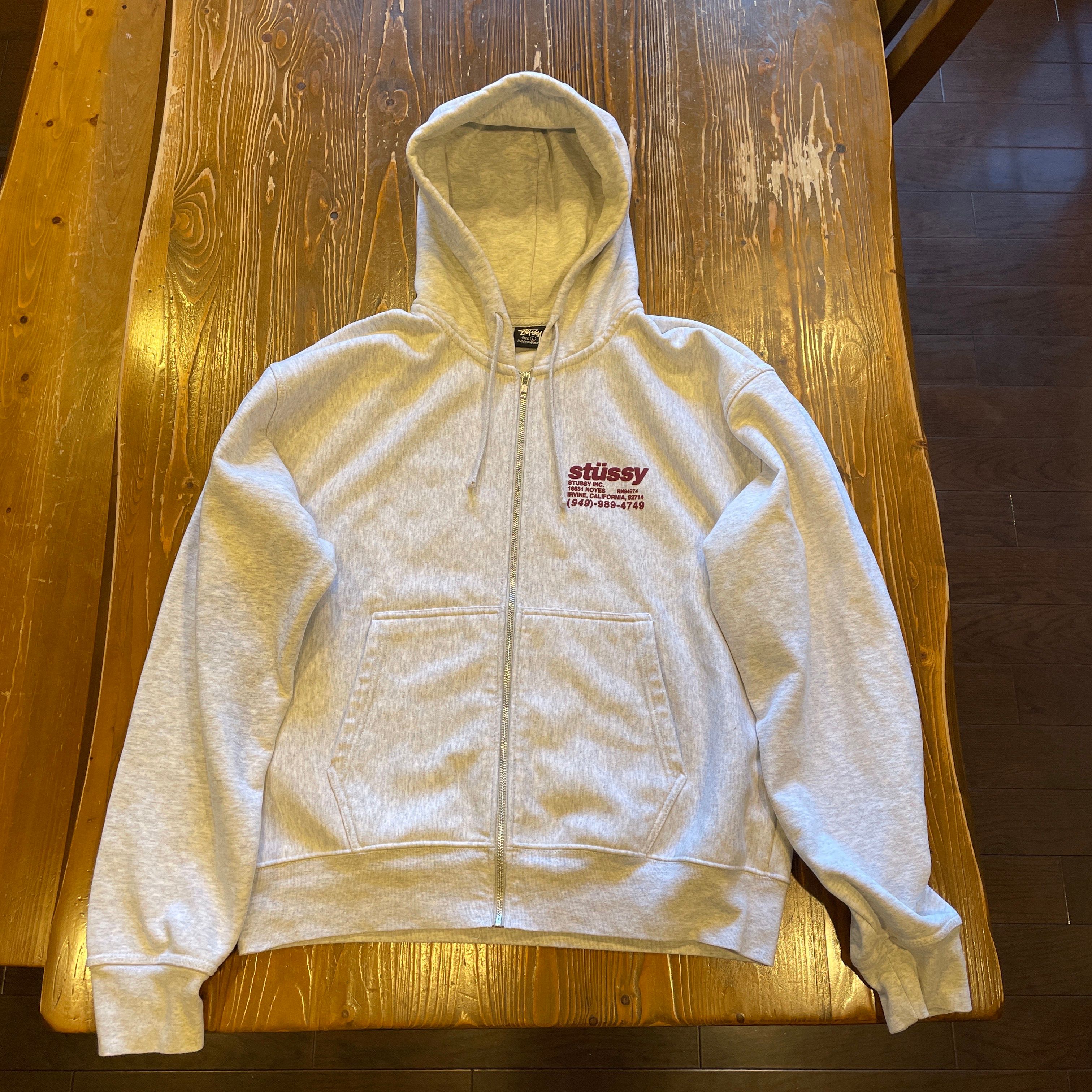 Stussy DNA Zip Hoodie "Ash Heather" (FA24)