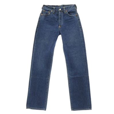 Levi's リーバイス デニムパンツ 201-0003 LVC USA製 バレンシア 201XX 赤耳 セルビッチ デニム パンツ インディゴブルー系 31【極上美品】【中古】