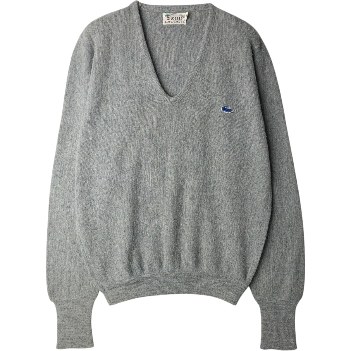 古着 ラコステ LACOSTE IZOD Vネック アクリルニットセーター メンズM相当/eaa627544