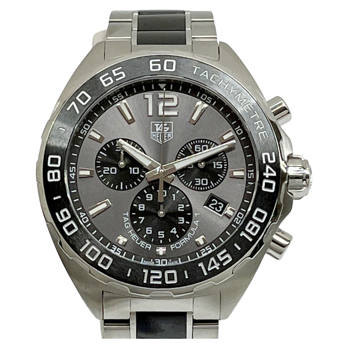 TAG HEUER タグホイヤー フォーミュラ1 クロノグラフ クォーツ腕時計  CAZ1111 グレー