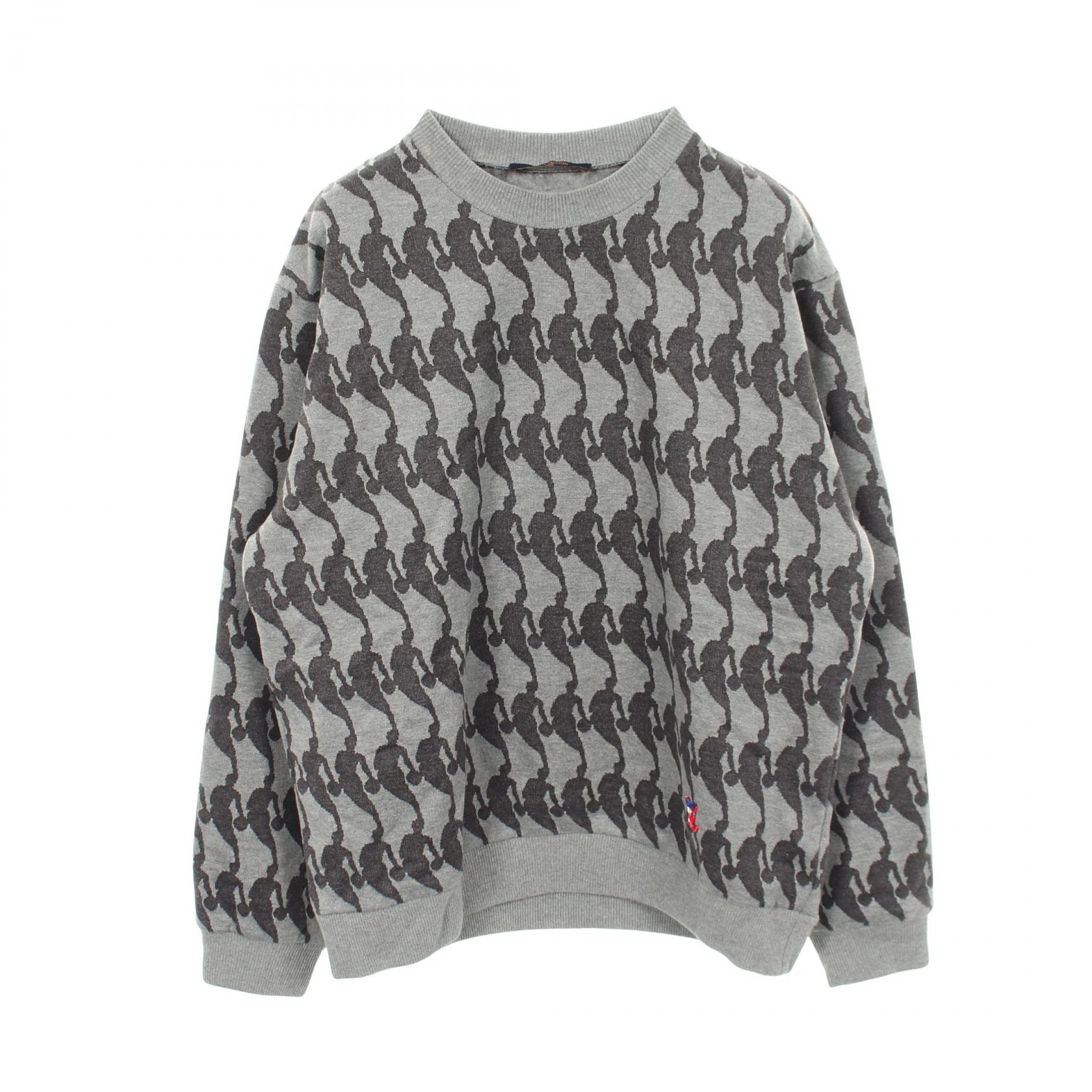 ルイ・ヴィトン LOUIS VUITTON LOUIS VUITTON × NBA プレイヤージャガード スウェット 衣料品 トップス コットン グレー メンズ グレー系 RM211M ZNH HKY02W 【中古】